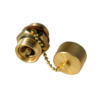Small Standard Femco Drain Plug with a Chain